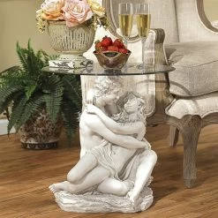 Arms Romance Glass Topped Plant Stand
