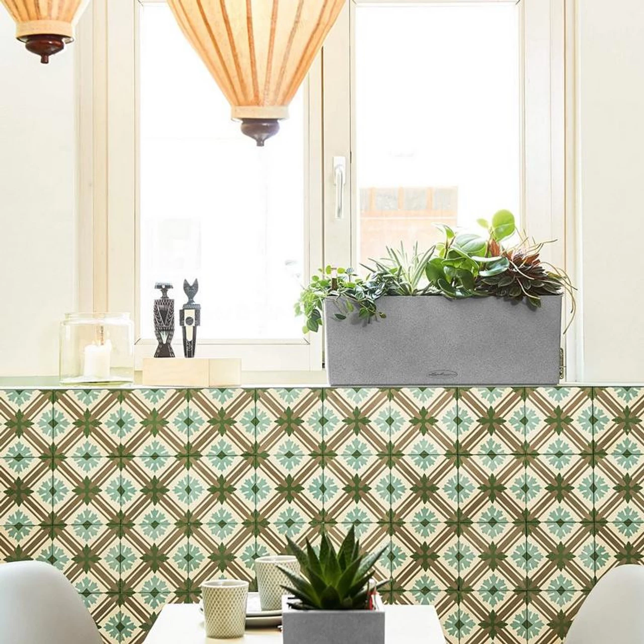 LECHUZA Balconera Stone Rectangular Balcony Planter 8 LECHUZA Balconera Stone Rectangular Balcony Planter - Image 6