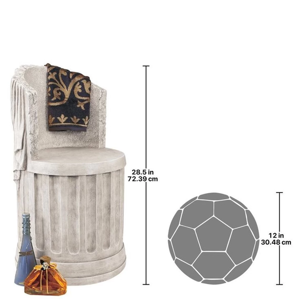 Baths Of Caracalla Column Plant Stand 6 Baths Of Caracalla Column Plant Stand - Image 4