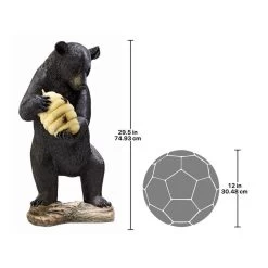 Beehive Black Bear Spitter Piped Statue -Garden Plant Store Beehive Black Bear Spitter Piped Statue Dimensions 68171.1635796380
