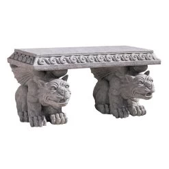 Blair Castle Sculptural Gargoyle Garden Bench -Garden Plant Store Blair Castle Sculptural Gargoyle Garden Bench 74075.1629127063