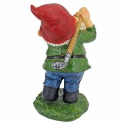 Bogey Burt Garden Gnome Statue -Garden Plant Store Bogey Burt Garden Gnome Statue Rear View 63324.1629339937