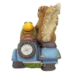 Born To Be Wild Squirrel On Motorcycle Statue 11 Born To Be Wild Squirrel On Motorcycle Statue -Garden Plant Store Born to be Wild Squirrel on Motorcycle Statue Rear View 18553.1629387833