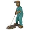 Boy & Girl Golfer Bronze Garden Statues -Garden Plant Store Boy Golfer Cast Bronze Garden Statues 95459.1637389658