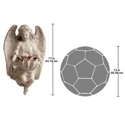 Brixton Abbey Angel Wall Sculpture -Garden Plant Store Brixton Abbey Angel Wall Sculpture Dimensions 77454.1636703480