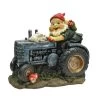 Bunny Tractor Garden Gnome Statue -Garden Plant Store Bunny Tractor Garden Gnome Statue 48608.1629646721