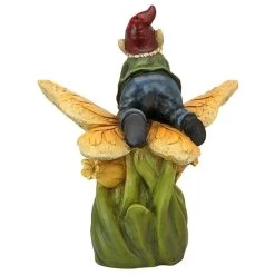 Butterfly Back Garden Gnome Statue 11 Butterfly Back Garden Gnome Statue -Garden Plant Store Butterfly Back Garden Gnome Statue Rear View 10829.1629296281