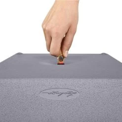 LECHUZA Canto Stone Short Cube Planter 19 LECHUZA Canto Stone Short Cube Planter -Garden Plant Store Canto Stone Short Cube Planter Drainage Hole 68638.1619195521