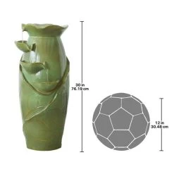 Ceramic Cascading Vines Garden Fountain 11 Ceramic Cascading Vines Garden Fountain -Garden Plant Store Ceramic Cascading Vines Garden Fountain Dimensions 25301.1629231582