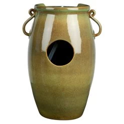Ceramic Rippling Jar Garden Fountain -Garden Plant Store Ceramic Rippling Jar Garden Fountain Rear View 85811.1629231746