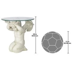 Cherubs Care Angelic Plant Stand -Garden Plant Store Cherubs Care Angelic Plant Stand Scale Comparison View 45665.1629081151