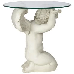 Cherubs Care Angelic Plant Stand -Garden Plant Store Cherubs Care Angelic Plant Stand Side View 18995.1629081147