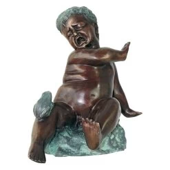Child's Splashy Surprise Spitting Frog Garden Statue -Garden Plant Store Childs Splashy Surprise Spitting Frog Garden Statue Front View 96032.1637619976