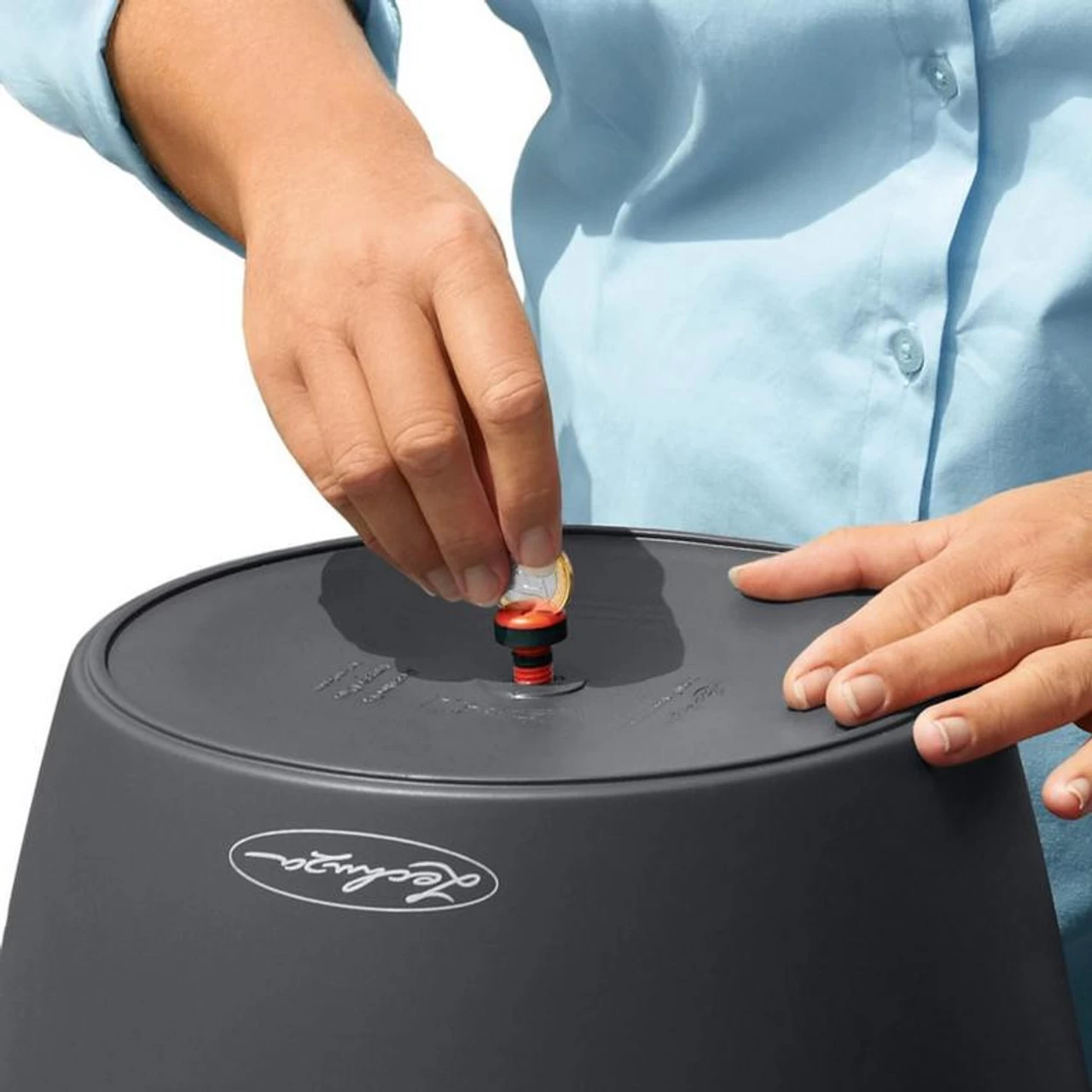 LECHUZA Classico Color Round Planter - Image 4