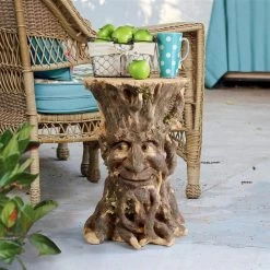 Craggy Bark Tree Ent Plant Stand