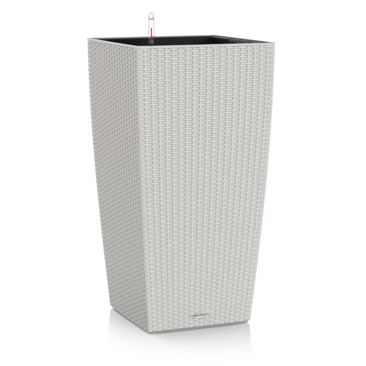 LECHUZA Cubico Cottage Tall Square Planter - Image 7