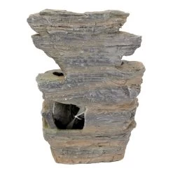 Devil Thumb Fall Illuminated Water Fountain -Garden Plant Store Devil Thumb Fall Illuminated Water Fountain Rear View 21728.1629166089