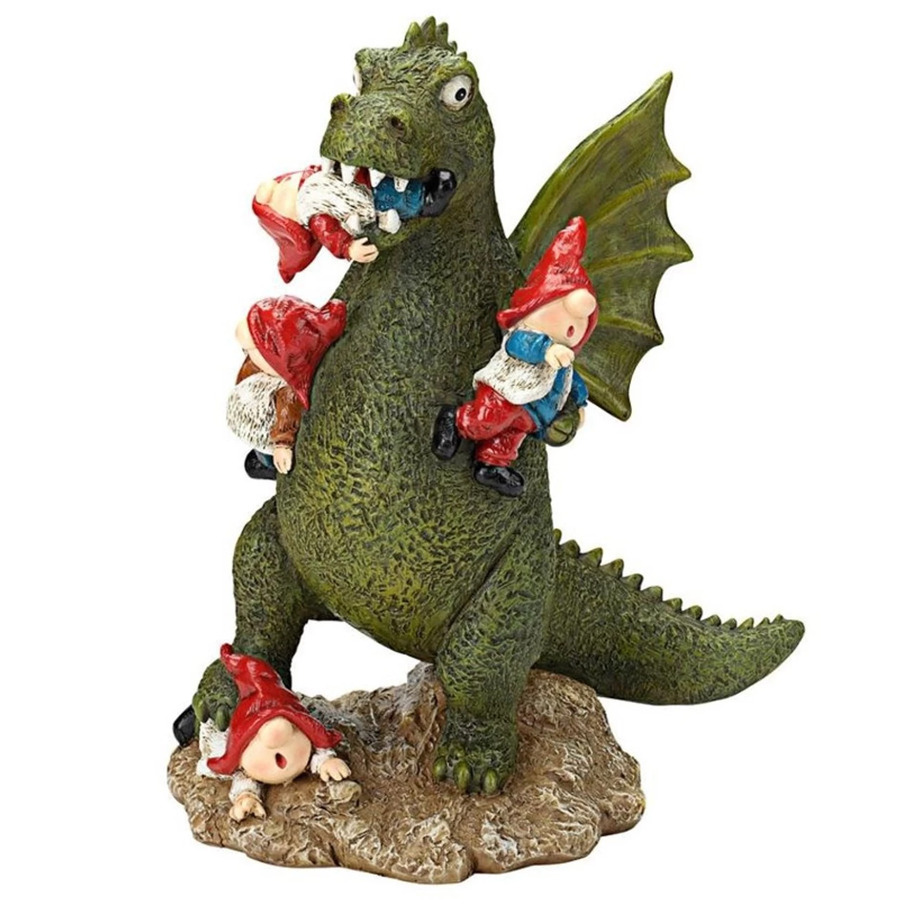 Dragons Garden Gnome Apocalypse Statue 3 Dragons Garden Gnome Apocalypse Statue