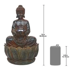 Endless Serenity Buddha Sculptural Water Fountain -Garden Plant Store Endless Serenity Buddha Sculptural Water Fountain Dimensions 87372.1629229117