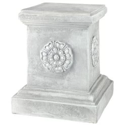English Rosette Garden Statuary Pedestal -Garden Plant Store English Rosette Garden Statuary Pedestal 60585.1637182015
