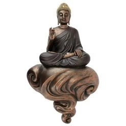 Enlightened Buddha Cloud Wall Sculpture -Garden Plant Store Enlightened Buddha Cloud Wall Sculpture 80930.1629299653