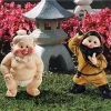 Far East Garden Gnome Fighter Statues -Garden Plant Store Far East Garden Gnome Fighter Statues 04631.1637248363
