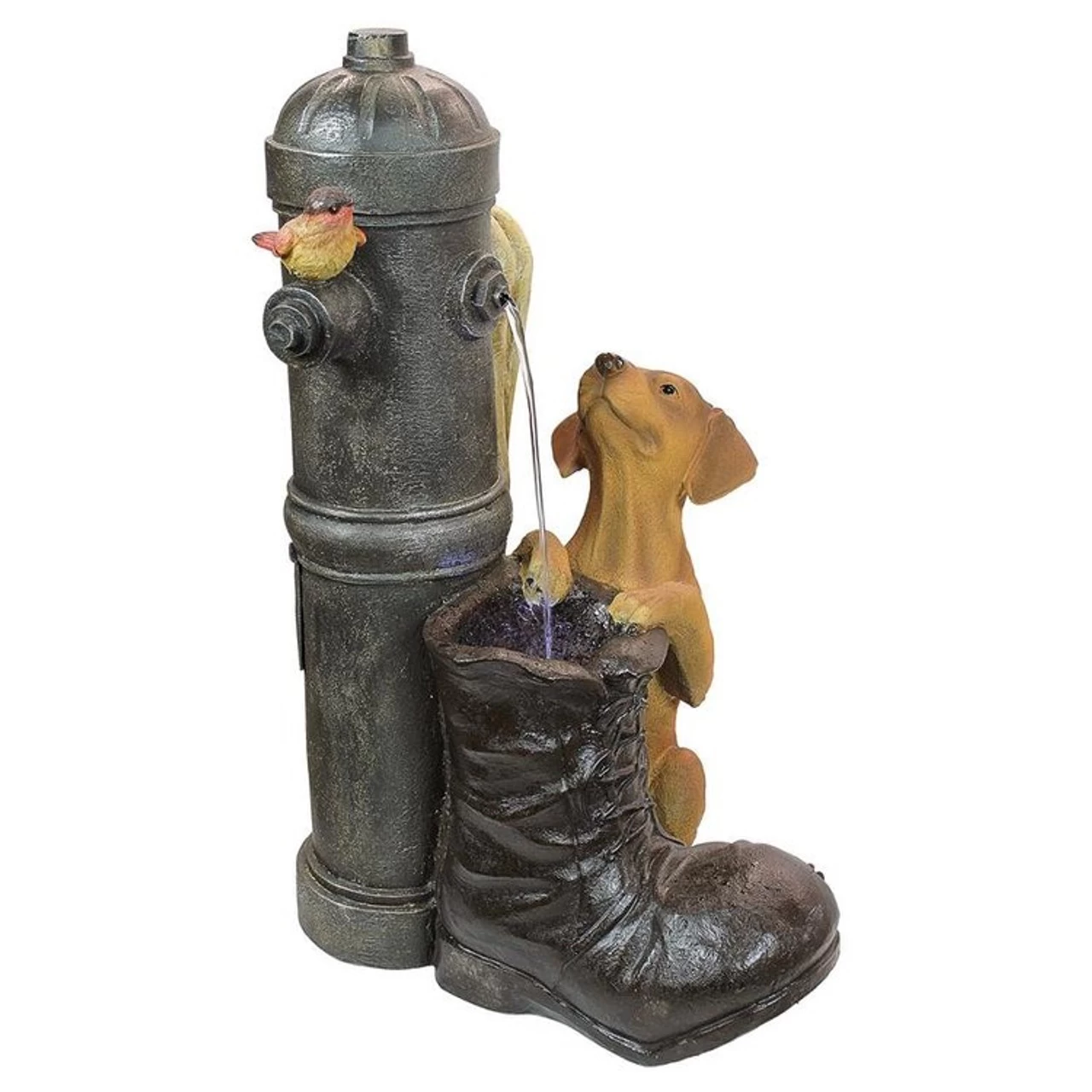 Fire Hydrant Sculptural Dog Water Fountain 4 Fire Hydrant Sculptural Dog Water Fountain - Image 2