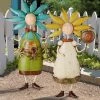 Flower Children Metal Garden Statues -Garden Plant Store Flower Children Metal Garden Statues 02858.1637394554