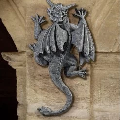 Gargoyle On The Loose Wall Sculpture