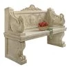 Giant Neoclassical Swan Garden Bench -Garden Plant Store Giant Neoclassical Swan Garden Bench With Basket 34645.1629127980