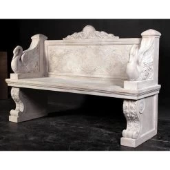 Giant Neoclassical Swan Garden Bench 10 Giant Neoclassical Swan Garden Bench -Garden Plant Store Giant Neoclassical Swan Garden Bench 03624.1629127987