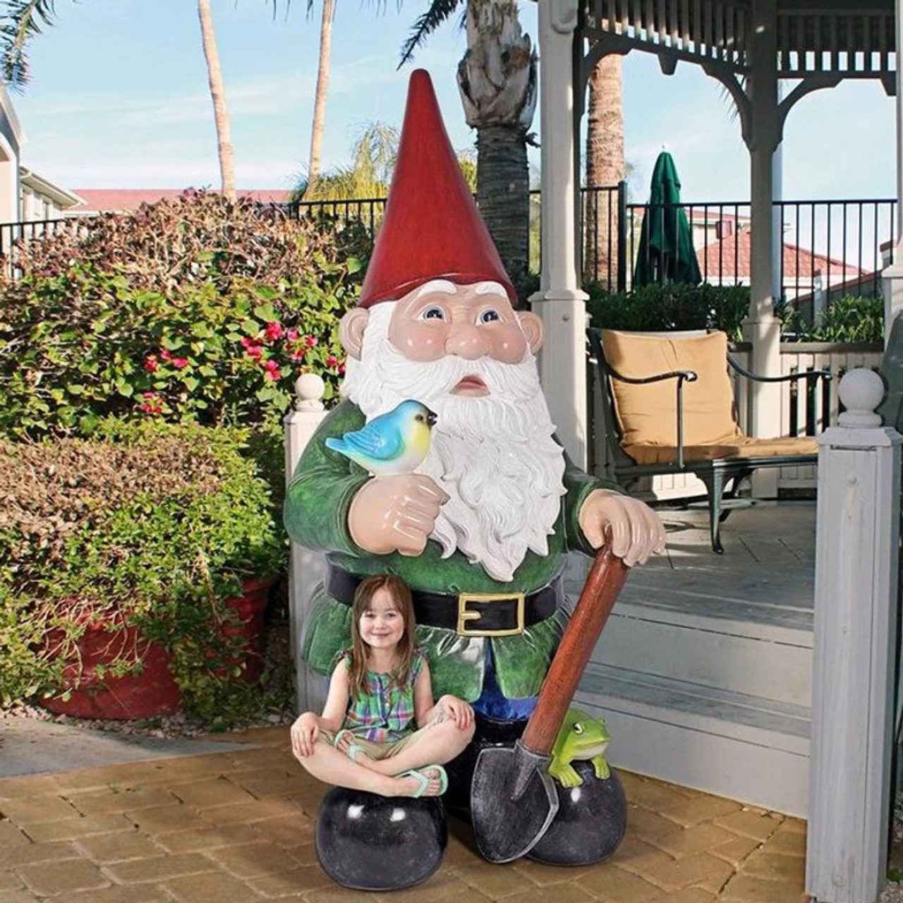Gigantic Garden Gnome Statues 3 Gigantic Garden Gnome Statues