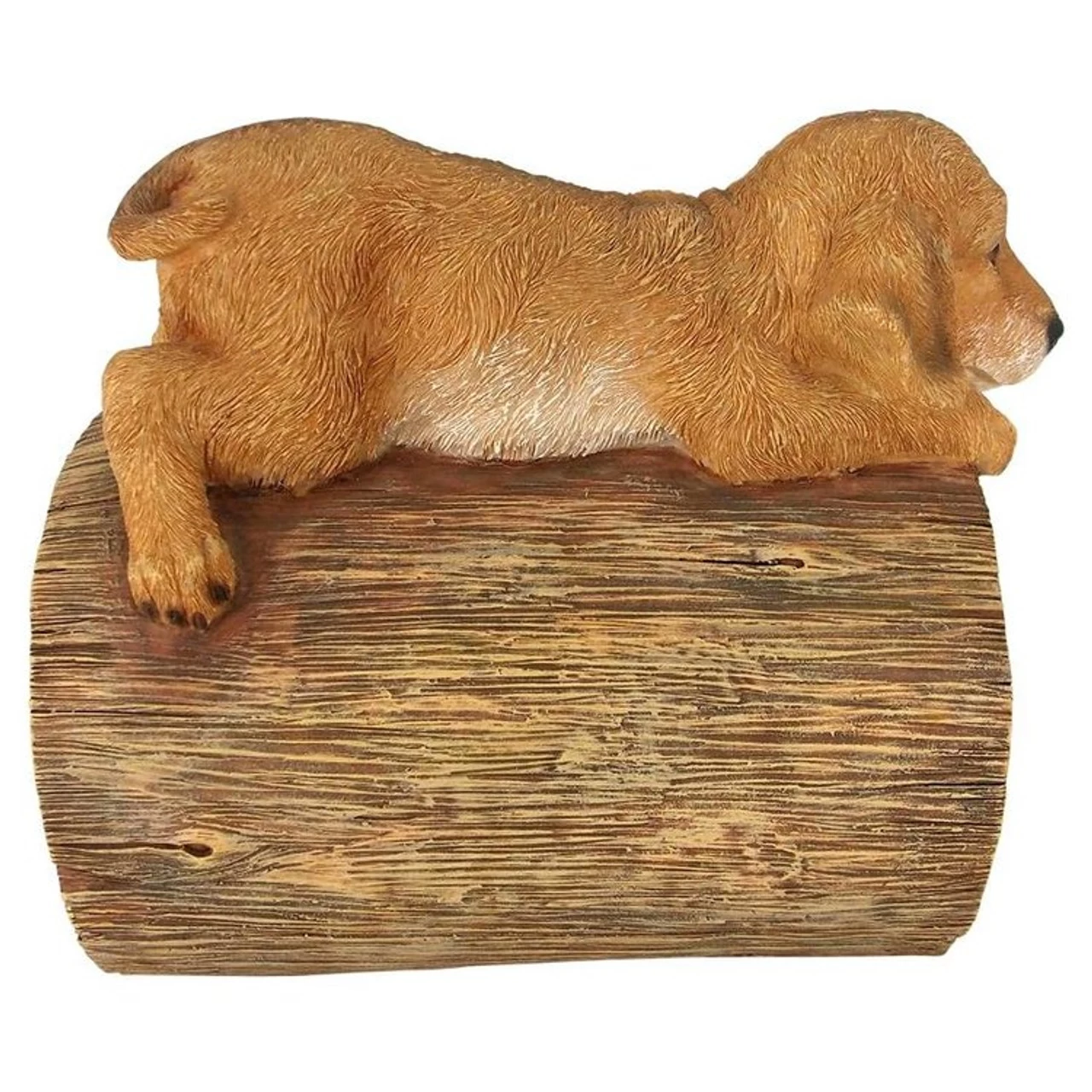 Golden Retriever Puppy Dog Gutter Guardian Decorative Downspout Statue - Image 4