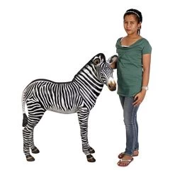 Life Size African Zebra Statues -Garden Plant Store Grand Scale African Zebra Statue Foal 45073.1637377815