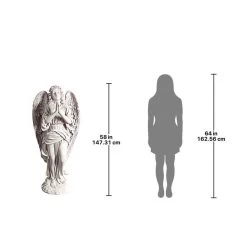 Grande Basilica Praying Angel Garden Statue -Garden Plant Store Grande Basilica Praying Angel Garden Statue Dimensions 40397.1636897127
