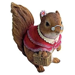 Grandmother And Grandfather Squirrel Statues -Garden Plant Store Grandmother Squirrel Statues 84984.1637375444