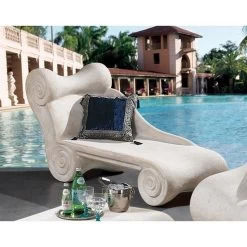 Hadrian Villa Roman Spa Chaise Longue