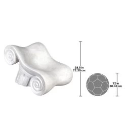 Hadrian Villa Roman Spa Masters Chair -Garden Plant Store Hadrian Villa Roman Spa Masters Chair Scale Comparison View 96104.1629125118
