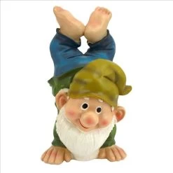 Handstand Henry The Garden Gnome Statue -Garden Plant Store Handstand Henry the Garden Gnome Statue front view 41129.1654577350