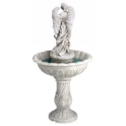 Heavenly Moments Angel Sculptural Water Fountain -Garden Plant Store Heavenly Moments Angel Sculptural Water Fountain Back View 68919.1629143507
