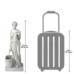 Hebe Goddess Youth Garden Fountain -Garden Plant Store Hebe Goddess Youth Garden Fountain Scale Comparison View 38813.1629143365