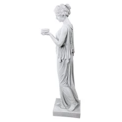 Hebe, The Goddess Of Youth Statue -Garden Plant Store Hebe the Goddess of Youth Statues Other View 00611.1637644877