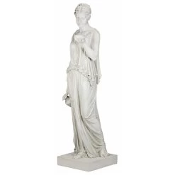 Hebe, The Goddess Of Youth Statue -Garden Plant Store Hebe the Goddess of Youth Statues Side View 76005.1637644870