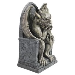 Hemlock's Gargoyle Throne Statue -Garden Plant Store Hemlocks Gargoyle Throne Statues Side View 85516.1637549673