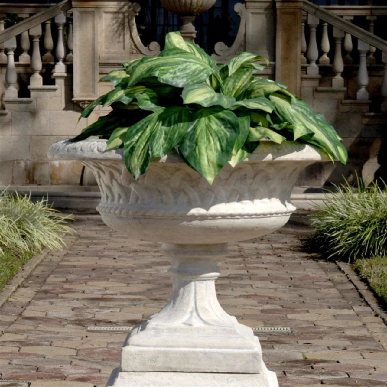 Larkin Arts & Crafts Architectural Garden Urn Planter 4 Larkin Arts & Crafts Architectural Garden Urn Planter - Image 2