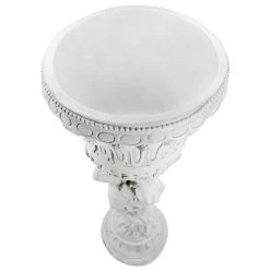 Les Filles Joyeuses Neoclassical Pedestal Urn Planter -Garden Plant Store Les Filles Joyeuses Neoclassical Pedestal Urn Planter Top View 70652.1629167707