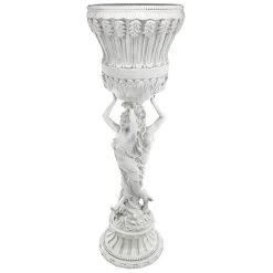 Les Filles Joyeuses Neoclassical Pedestal Urn Planter -Garden Plant Store Les Filles Joyeuses Neoclassical Pedestal Urn Planter 58463.1629167694