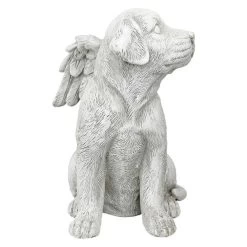 Loving Friend Memorial Pet Dog Garden Statue -Garden Plant Store Loving Friend Memorial Pet Dog Garden Statue Front View 92864.1636121903