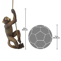 Makokou The Climbing Monkey Statue -Garden Plant Store Makokou the Climbing Monkey Statues Dimension 95416.1636784607
