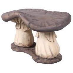 Massive Mystic Mushroom Garden Bench -Garden Plant Store Massive Mystic Mushroom Garden Bench Side View 42149.1629126667